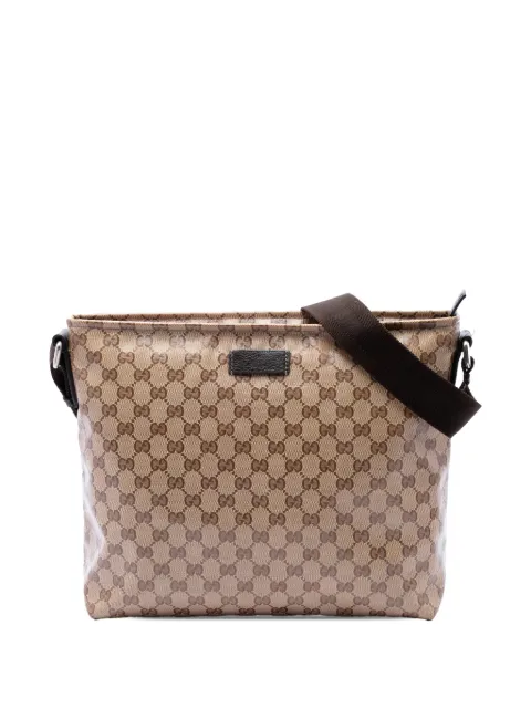 Gucci Pre-Owned 2016-2026 GG Crystal crossbody bag Neutrals V48OBQRQUVY8W1QO