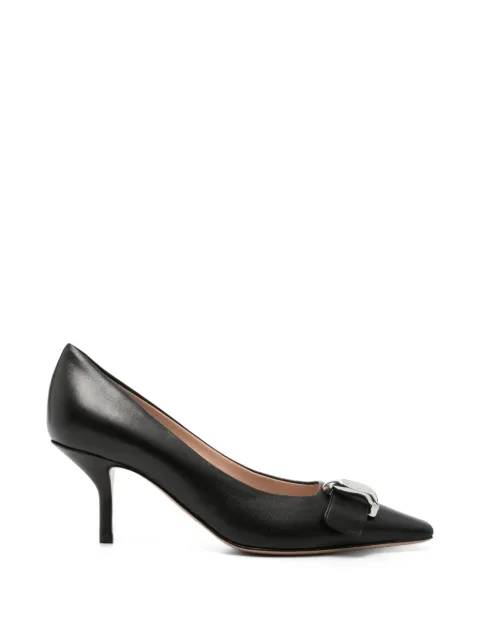 Emporio Armani buckle-detail pointed-toe pumps Black EW005459AF14915