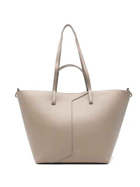 Emporio Armani Emporio Armani 1981 leather shopper bag Grey EW005668AF29459