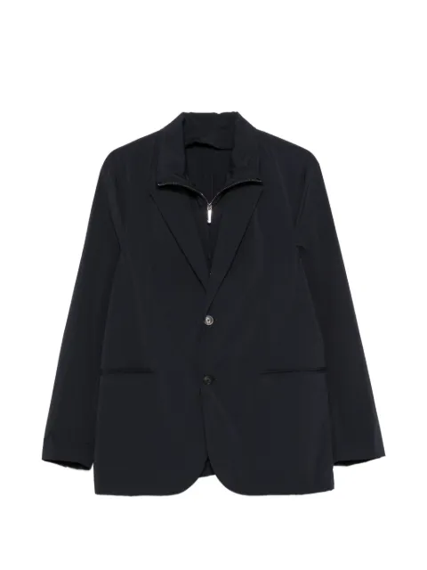 Emporio Armani layered-effect notched-lapel blazer Blue EM007078AF27876