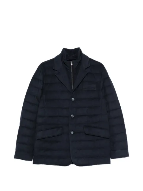 Herno layered-effect padded jacket Blue PI00119UR12934