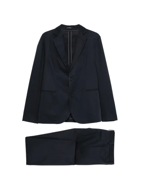 Emporio Armani single-breasted suit Blue EM005784TE22367