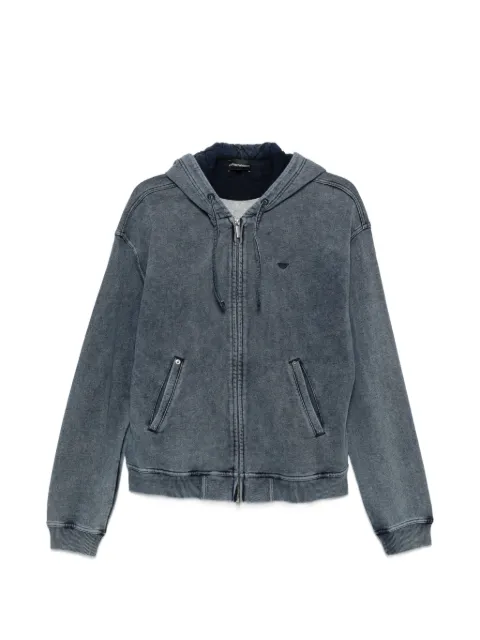Emporio Armani zip-up hoodie Blue EM006409AF27349