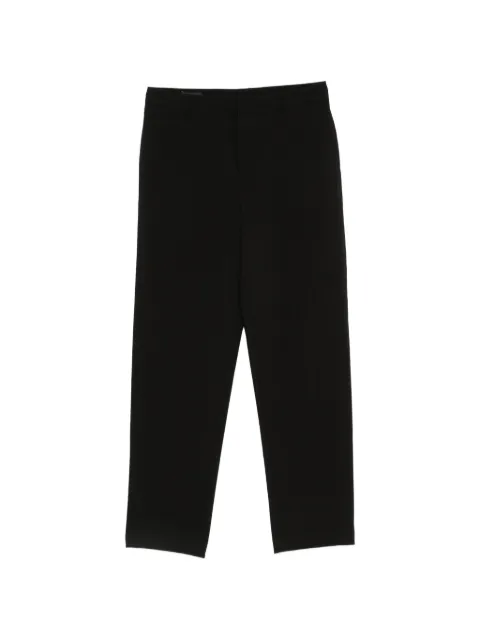 Emporio Armani seersucker trousers with down and feather padding Black EM006775AF28011