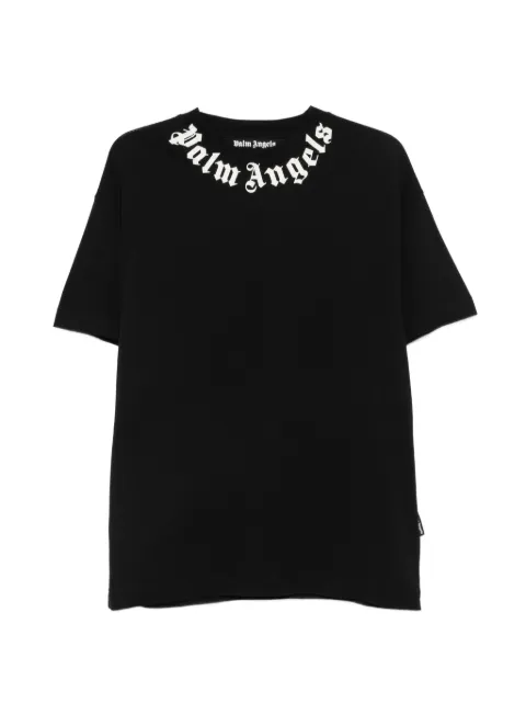 Palm Angels logo-print T-shirt Black PAMAA001JR001