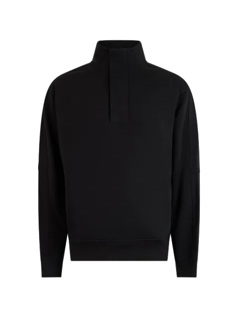 BOSS logo-embroidered high-neck sweater Black 50545753