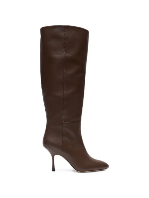 Stuart Weitzman Madison leather knee-high boots Brown SO505DSNA59