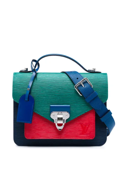 Louis Vuitton Pre-Owned 2019 Multicolor Epi Neo Monceau satchel Green HA2S8C21WEG4XEUM