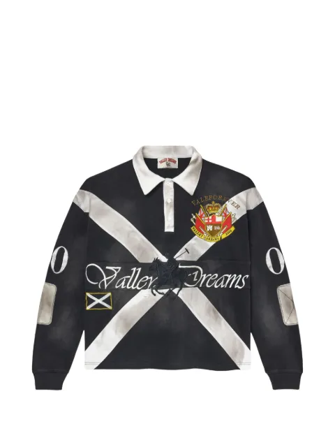 Vale Stallion Rugby polo shirt Black VAL323