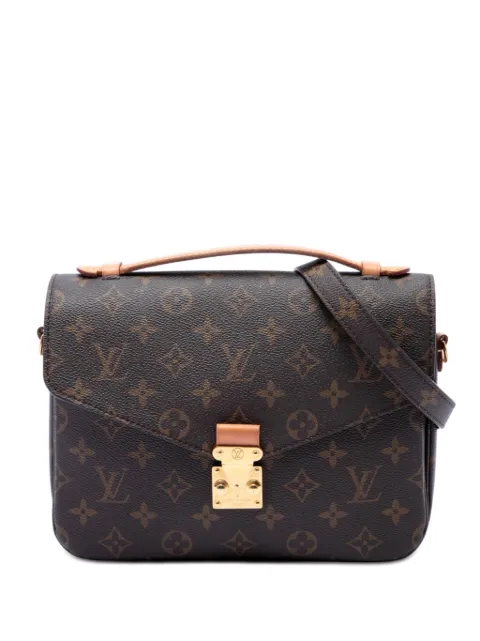 Louis Vuitton Pre-Owned 2020 Monogram Pochette Metis satchel Brown DP681GEEP1EG9QUS