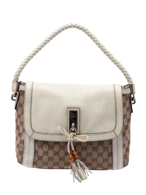 Gucci Pre-Owned 2016-2026 GG Canvas Bella Flap satchel Neutrals 22ILHBBDWRMO2YH6