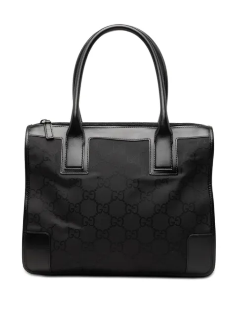 Gucci Pre-Owned 2000-2015 GG Nylon tote bag Black O092KGCJ6OB0F0AF