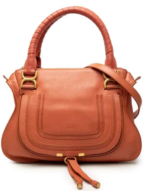 Chloé Pre-Owned 2013 Medium Leather Marcie satchel Orange MV0OAL302ECZRZHF