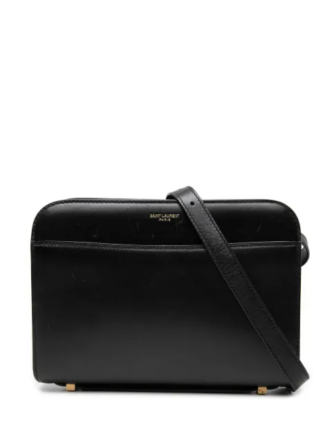 Saint Laurent Pre-Owned 2020 Calfskin Reverse Satchel crossbody bag Black MKV85PAZ64O8QUD8