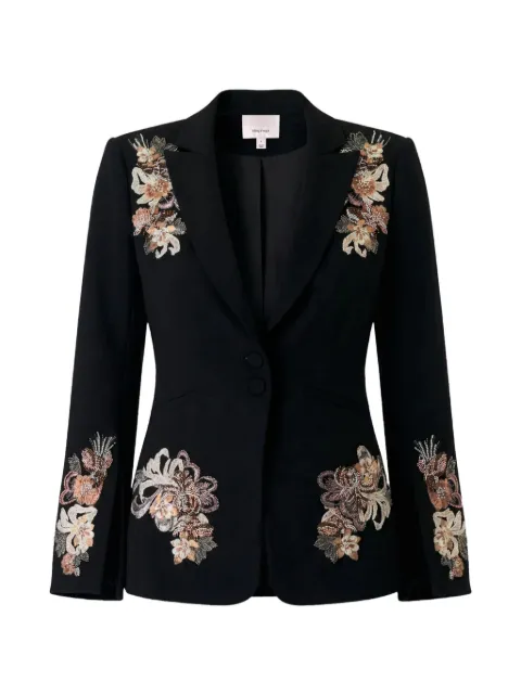 Cinq A Sept floral-embroidered blazer Black ZJ1029A1319Z