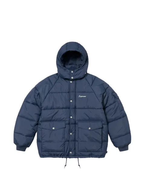 Supreme Jane's Addiction Mechanics puffer jacket Blue SU28074