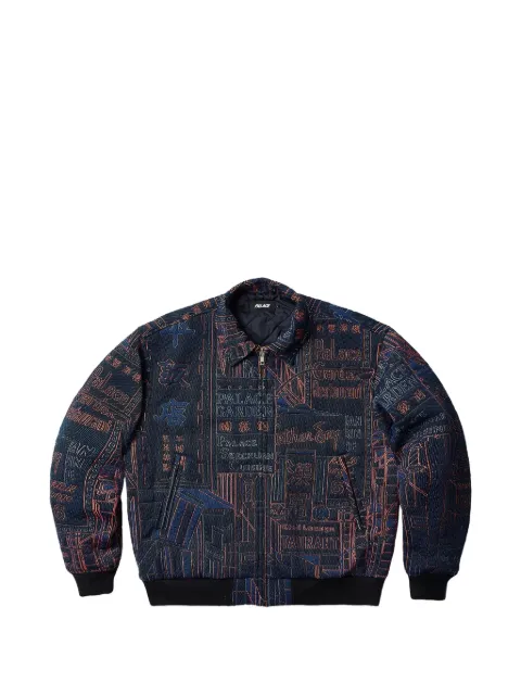 Palace Downtown graphic-print jacket Blue P24JK028