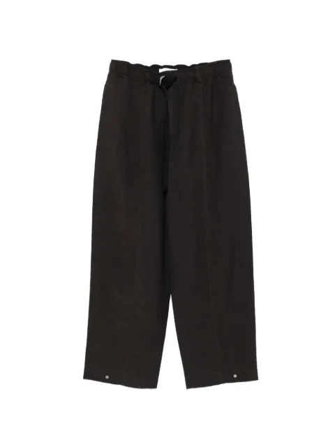Studio Nicholson Calvo elasticated-waist trousers Brown CALVOSNW1863