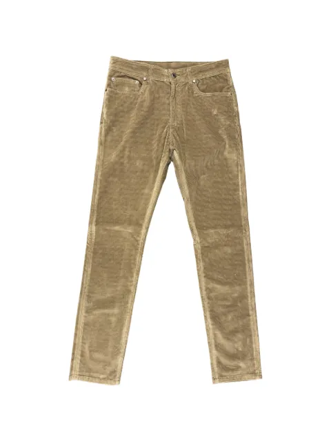 Luciano Barbera corduroy five-pocket straight-leg trousers Brown 1149134504411F