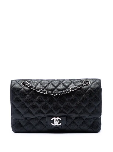 CHANEL Pre-Owned 2008-2009 Medium Classic Caviar Double Flap shoulder bag Black 5KSKN9ZR3QOVJZK3