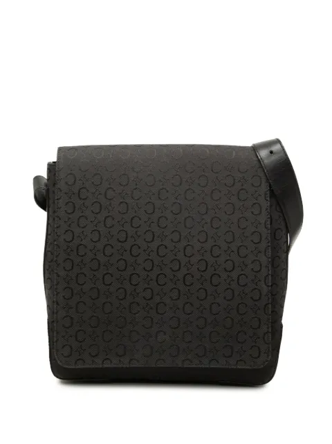 Celine Pre-Owned 20th Century C Macadam Canvas shoulder bag Black Y9PEGERNBB96NI5Q