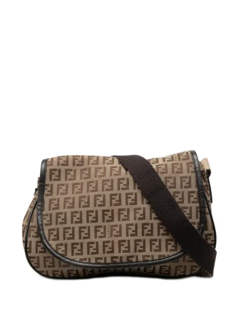 Fendi Pre-Owned 2000-2010 Zucchino Canvas crossbody bag Brown O27PEOKOV73Q52B3