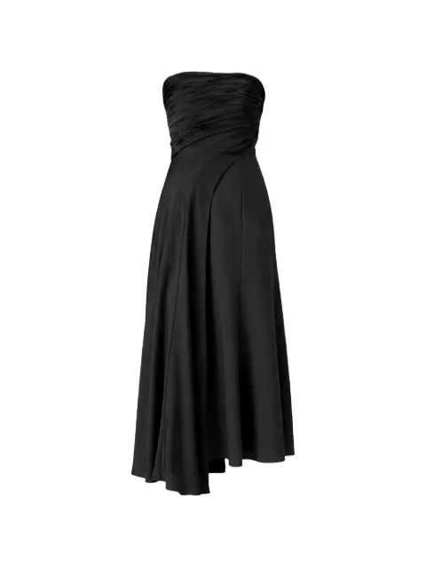Cinq A Sept Clarisse ruched asymmetric dress Black ZD35628381Z