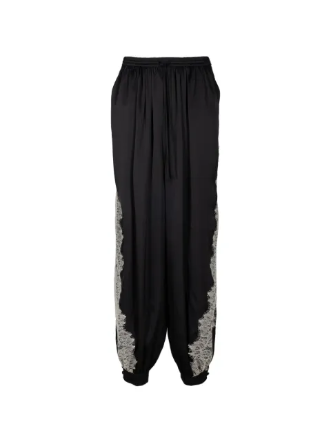 Cinq A Sept Verne lace-trim trousers Black ZP130812081Z