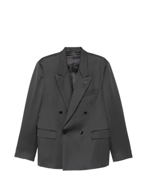 Lardini double-breasted peak-lapel blazer Grey AC5810EACIF67442