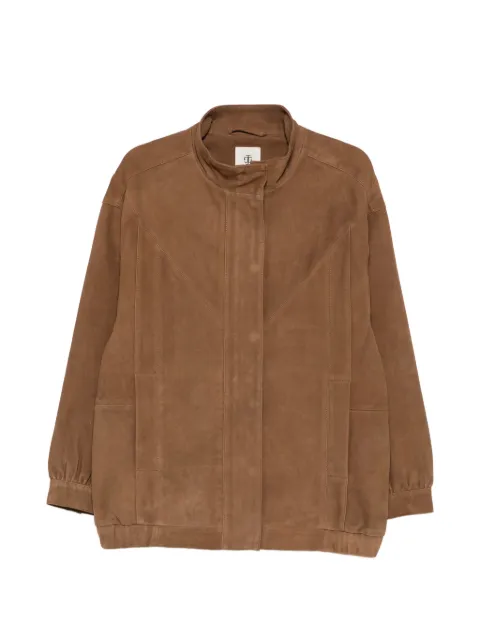 The Garment Geneve suede panelled jacket Brown 22622