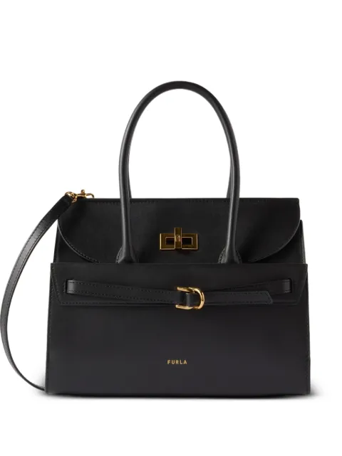 Furla Greta leather tote bag Black WB01877BX4322