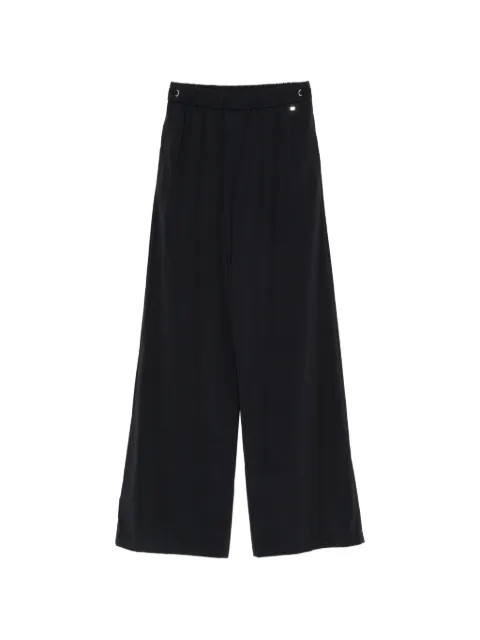 Herno elasticated wide-leg trousers Black PT00053DR12431SZ