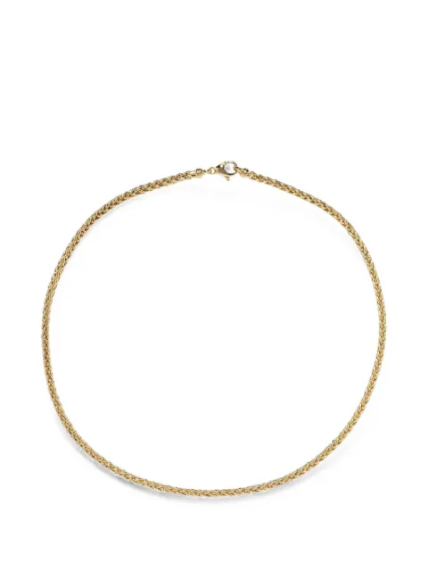 Azlee woven chain necklace Gold N1441G1816