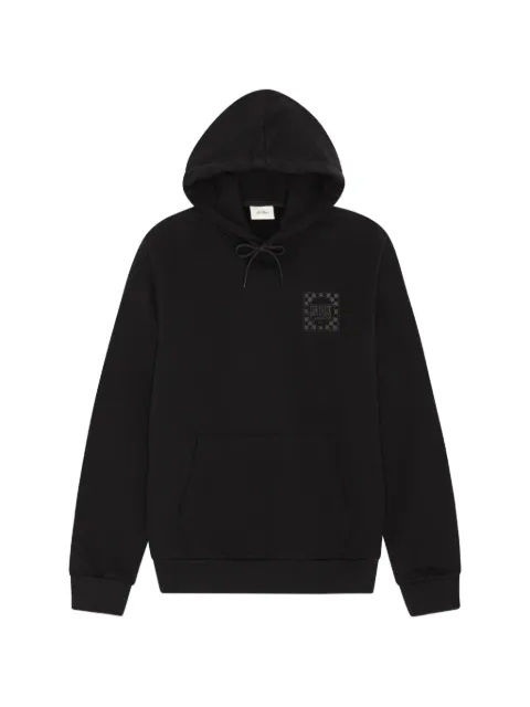 Les Deux logo-print drawstring hoodie Black 1002322