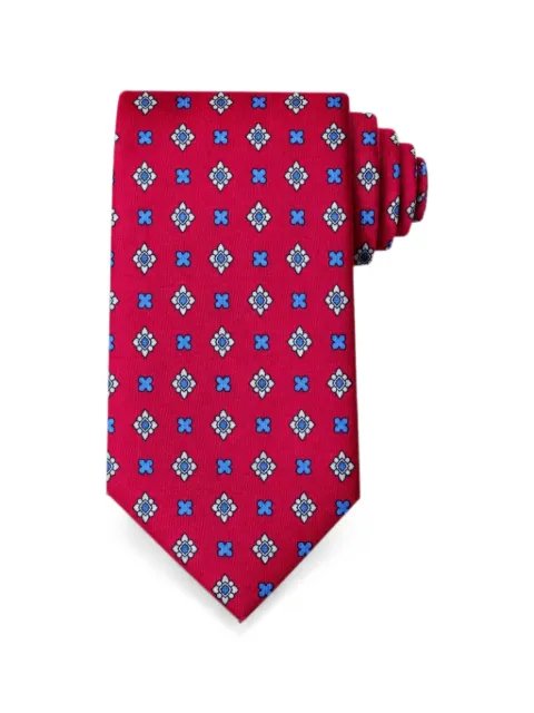 Bona Furtuna geometric-print tie Red 9CR9124C11