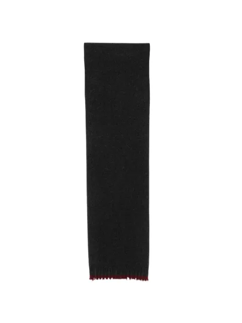 Uma Wang distressed-edge cashmere scarf Grey UK0050