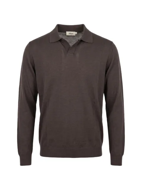 Altea long-sleeve polo sweater Brown 2665154