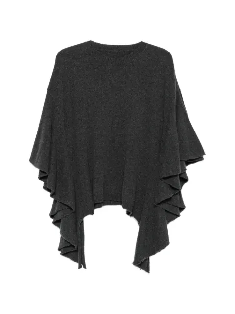 Uma Wang ruffled-sleeve jumper Grey UK7110