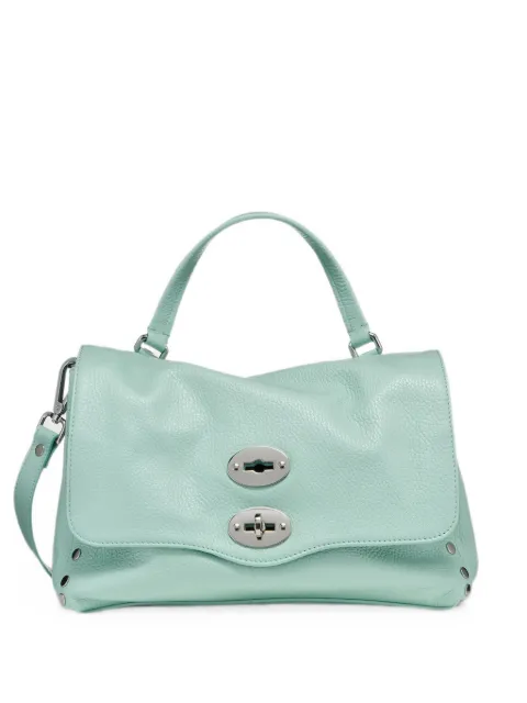 Zanellato Postina leather shoulder bag Blue 0680100040000Z0576S