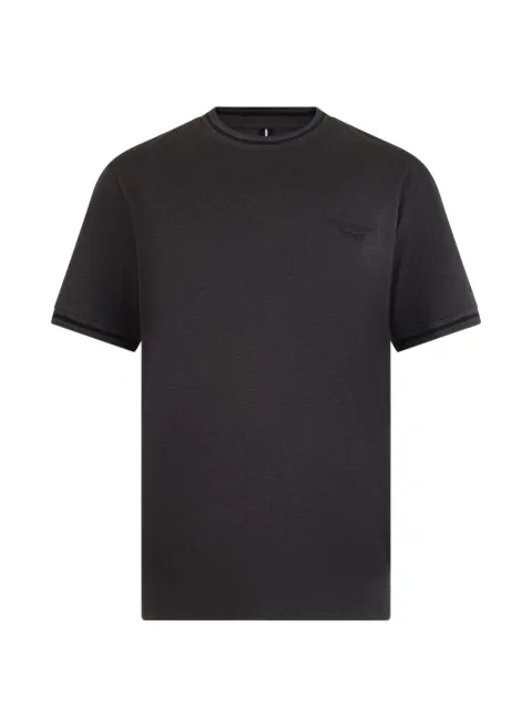 BOSS x Porsche logo-embroidered T-shirt Grey 50543341