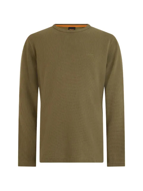 BOSS long-sleeve T-shirt Green 50520725