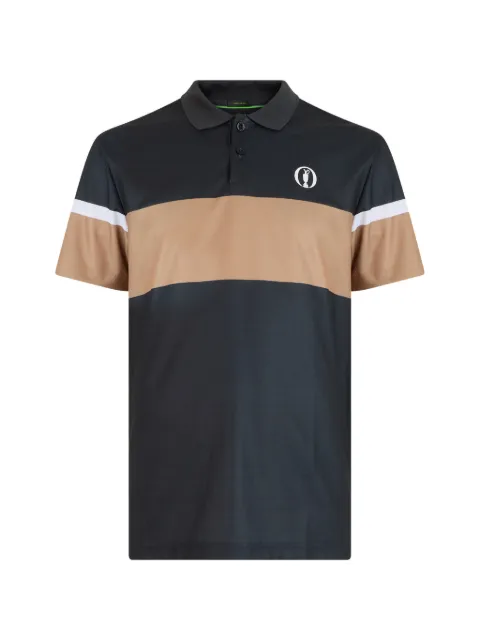BOSS colour-block short-sleeve polo shirt Black 50548813