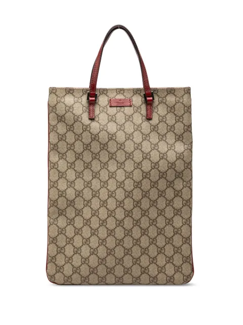 Gucci Pre-Owned 2000-2015 GG Supreme tote bag Neutrals MXL1BEJ4RFMNTDND