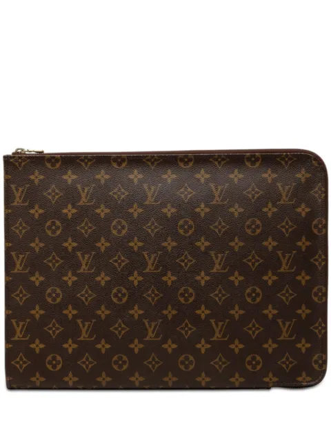 Louis Vuitton Pre-Owned 1999 Monogram Etui Voyage GM clutch bag Brown 0YA4KRN6UCF9E78G