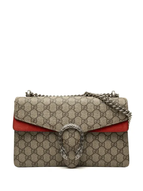 Gucci Pre-Owned 2016-2026 Medium GG Supreme Dionysus shoulder bag Neutrals 0SRA4BZ60DC6VMKB
