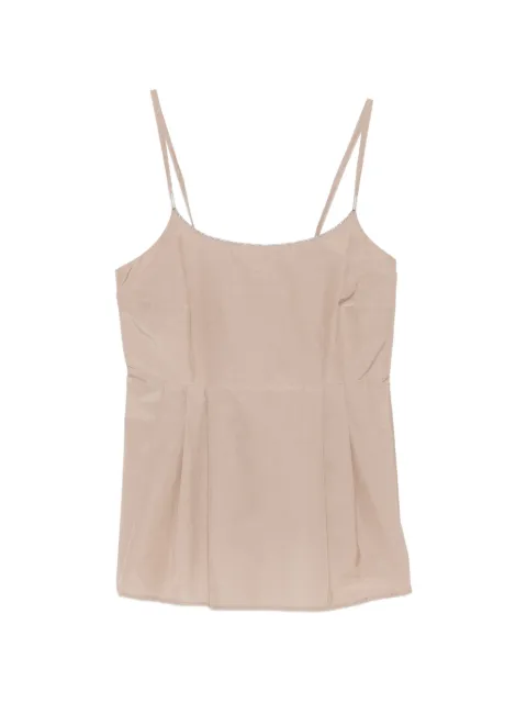 Peserico pleated top Neutrals S0820602769