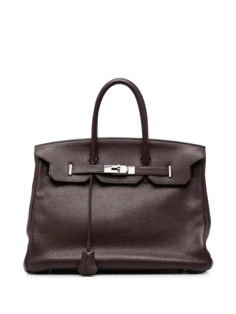 Hermès Pre-Owned 2009 Birkin leather tote bag Red HE16000CGR
