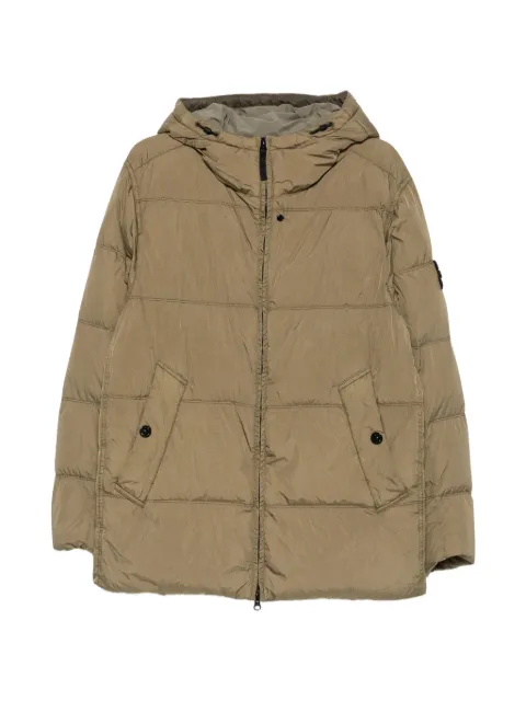 Stone Island hooded padded jacket Green L2S154100037S0A23