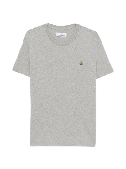 Vivienne Westwood Orb-embroidered T-shirt Grey 3G010013J00BL