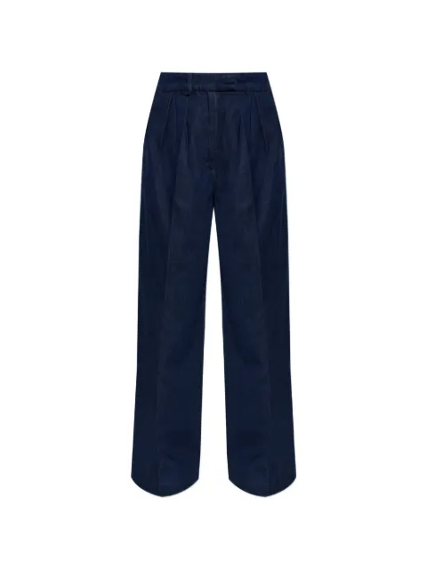 ANINE BING Lou pleated jeans Blue A0312918WHD930